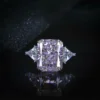 Classic Radiant-cut Pink Diamond Ring