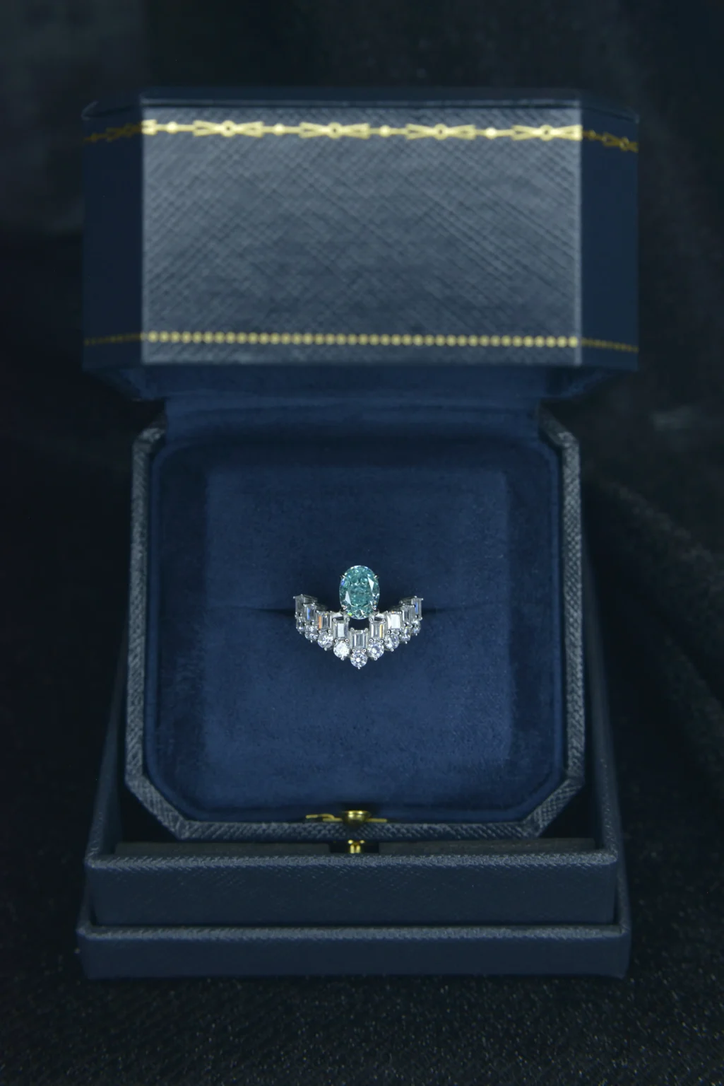 The Crown Paraiba and Diamond Ring - Image 6