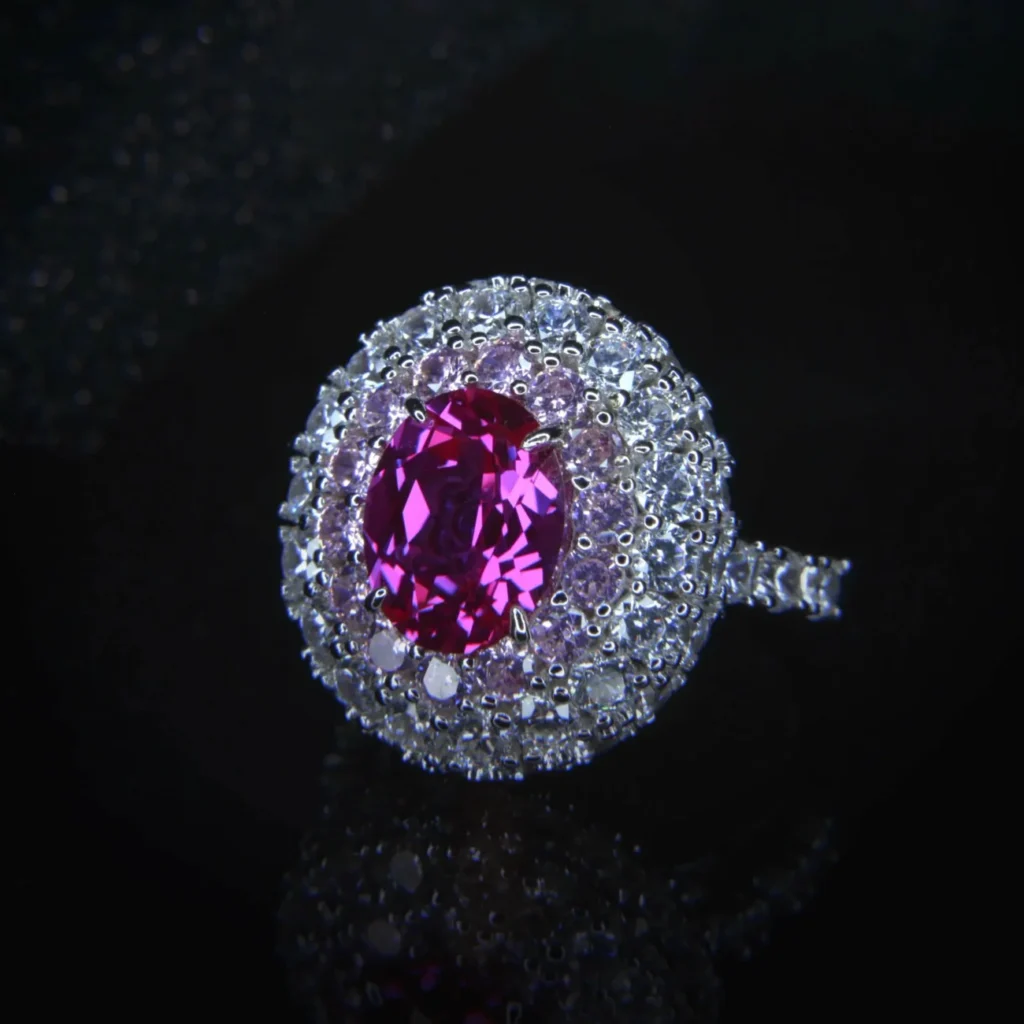The Rubellite and Diamond Ring - Image 3