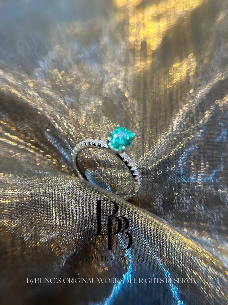 The Oval-Shaped Paraiba Ring