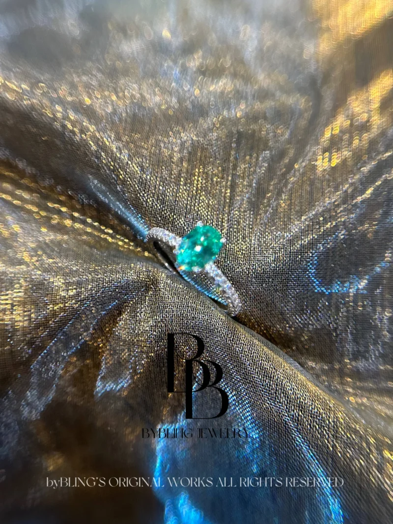 The Oval-Shaped Paraiba Ring