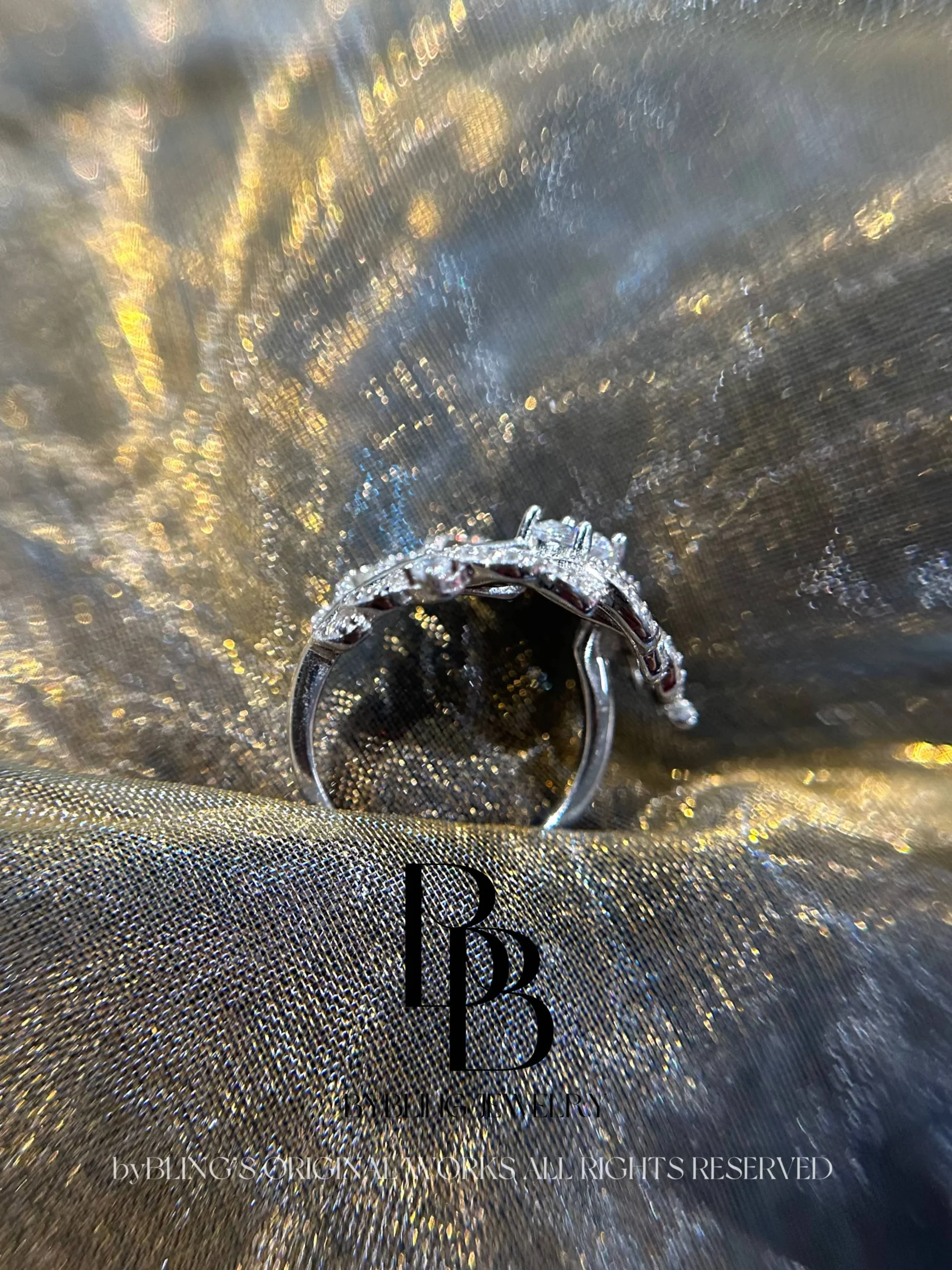 Feather Grace Cubic Zirconia Ring
