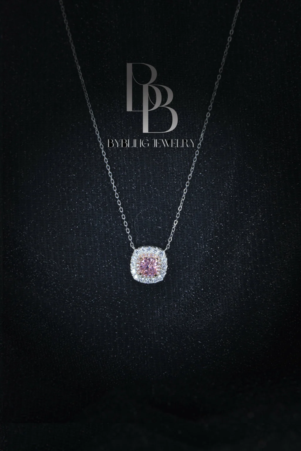 The Radiant-Cut Pink Diamond Pendant - Image 4