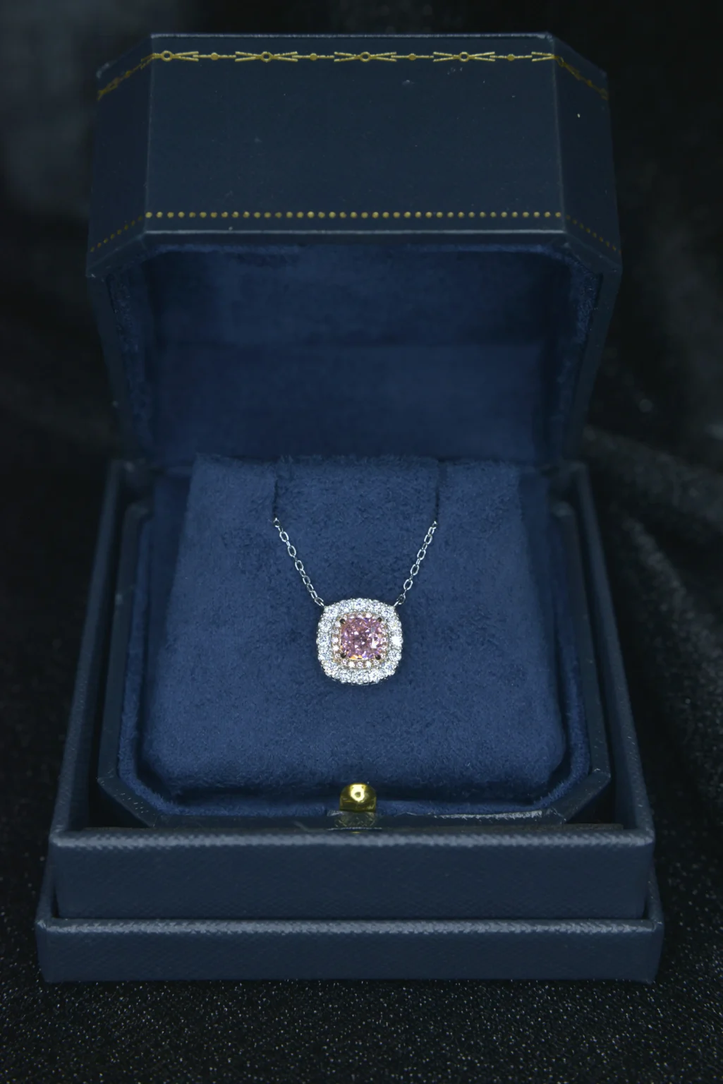 The Radiant-Cut Pink Diamond Pendant - Image 6