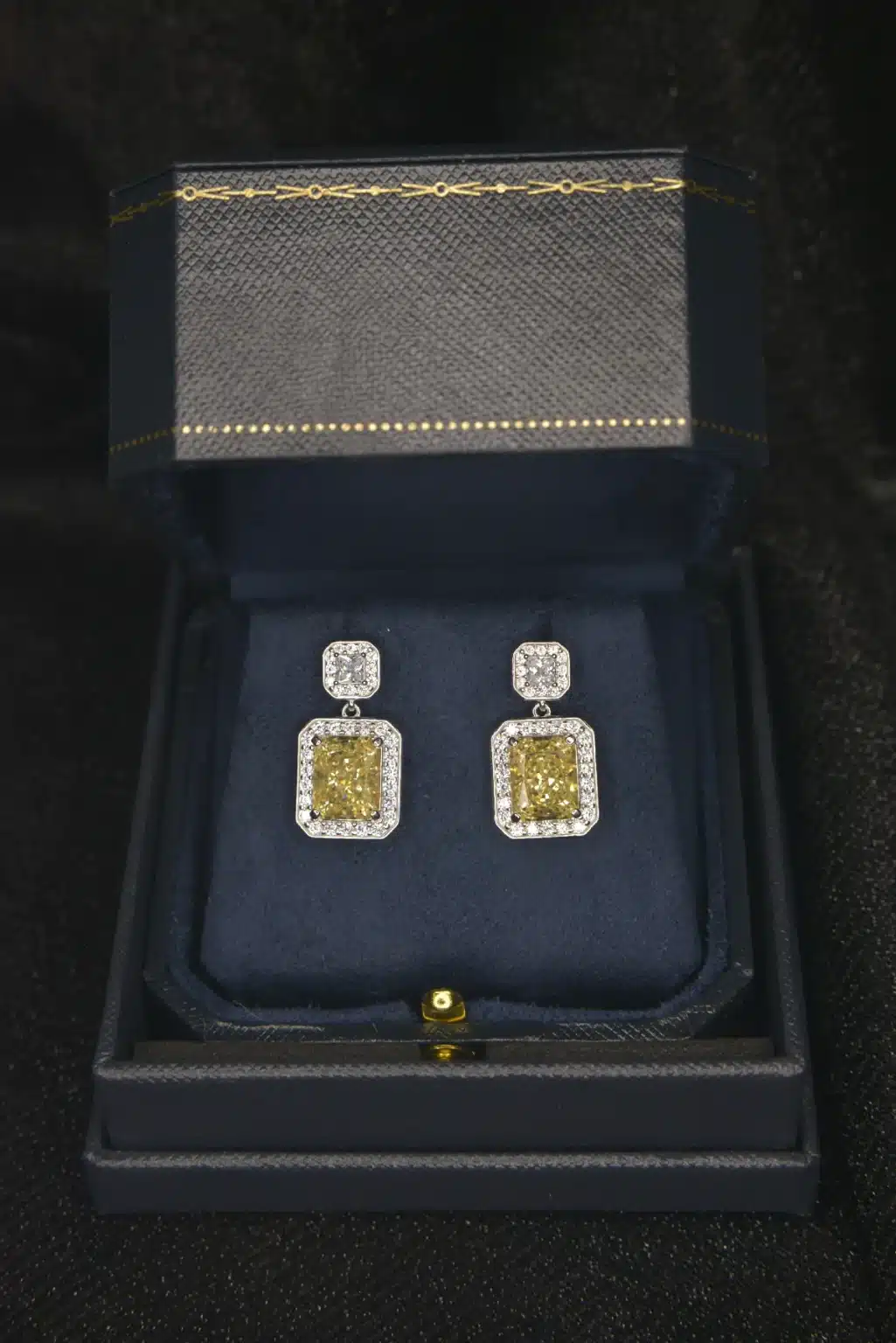 The Radiant-cut Yellow Diamond Earrings - Image 6