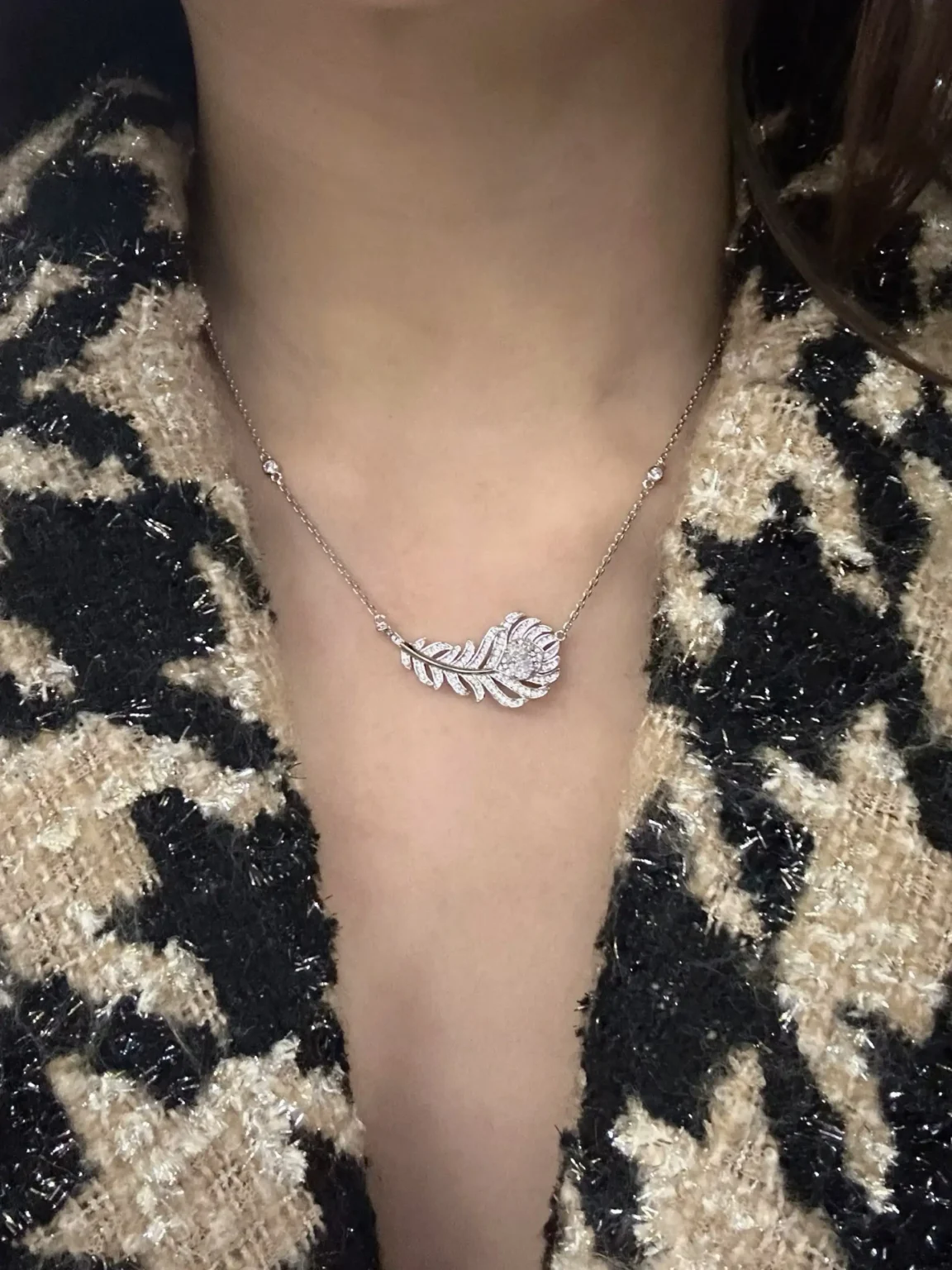 The Feather Diamond Pendant - Image 2