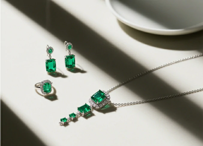 Green Cubic Zirconia Jewelry